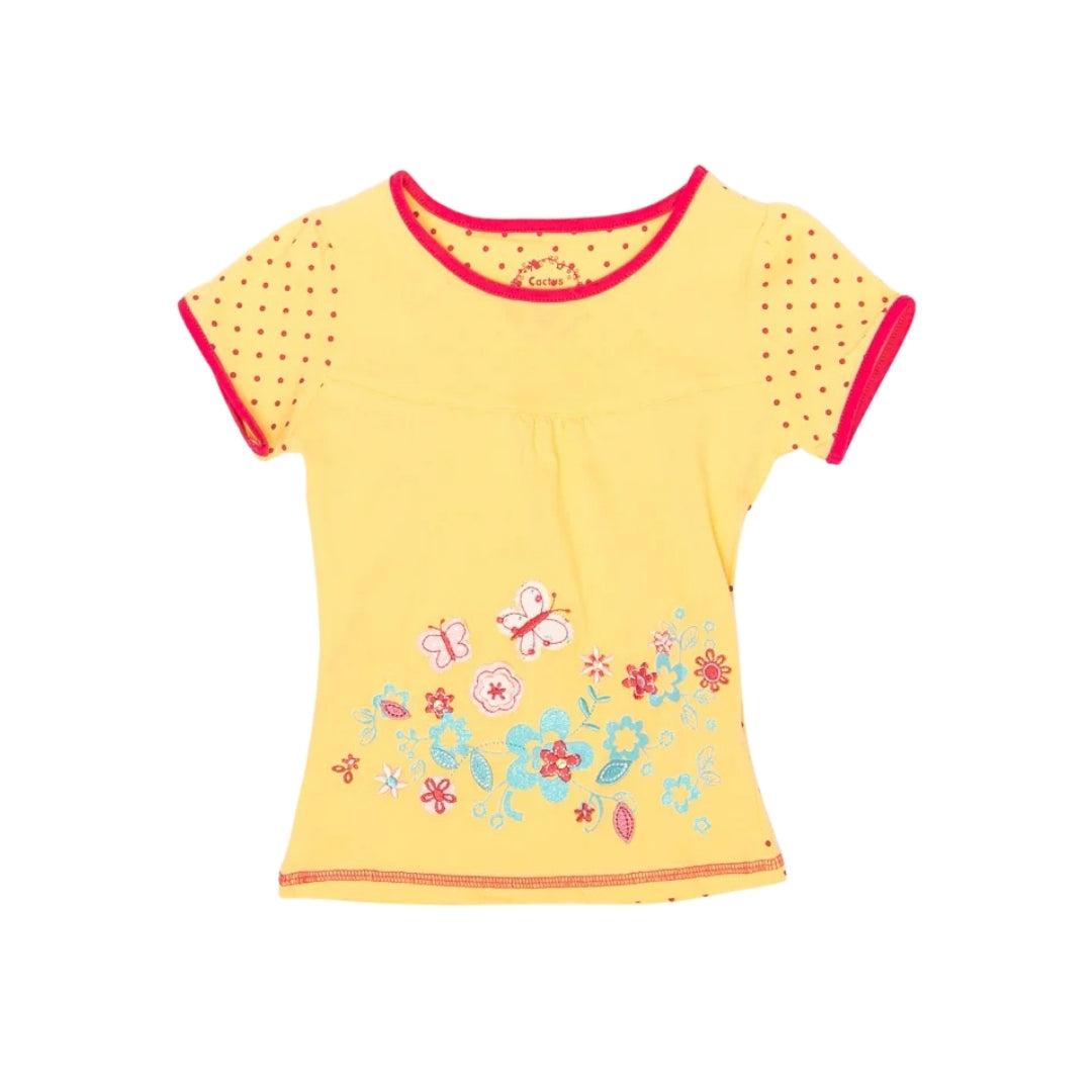 Tricou galben fete - GTJM4264-G