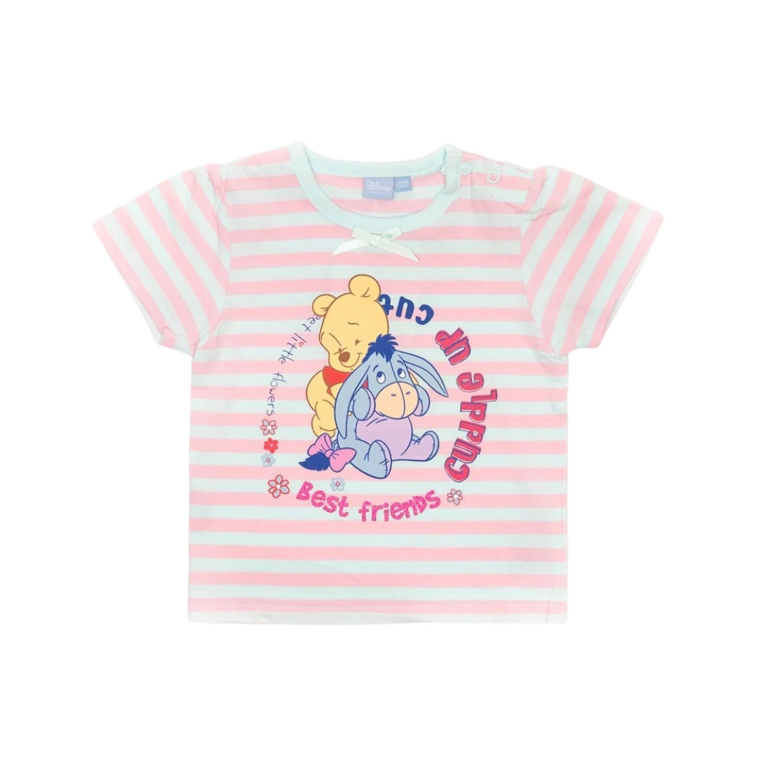 Tricou roz cu bleu, fete - JTYJ9174B