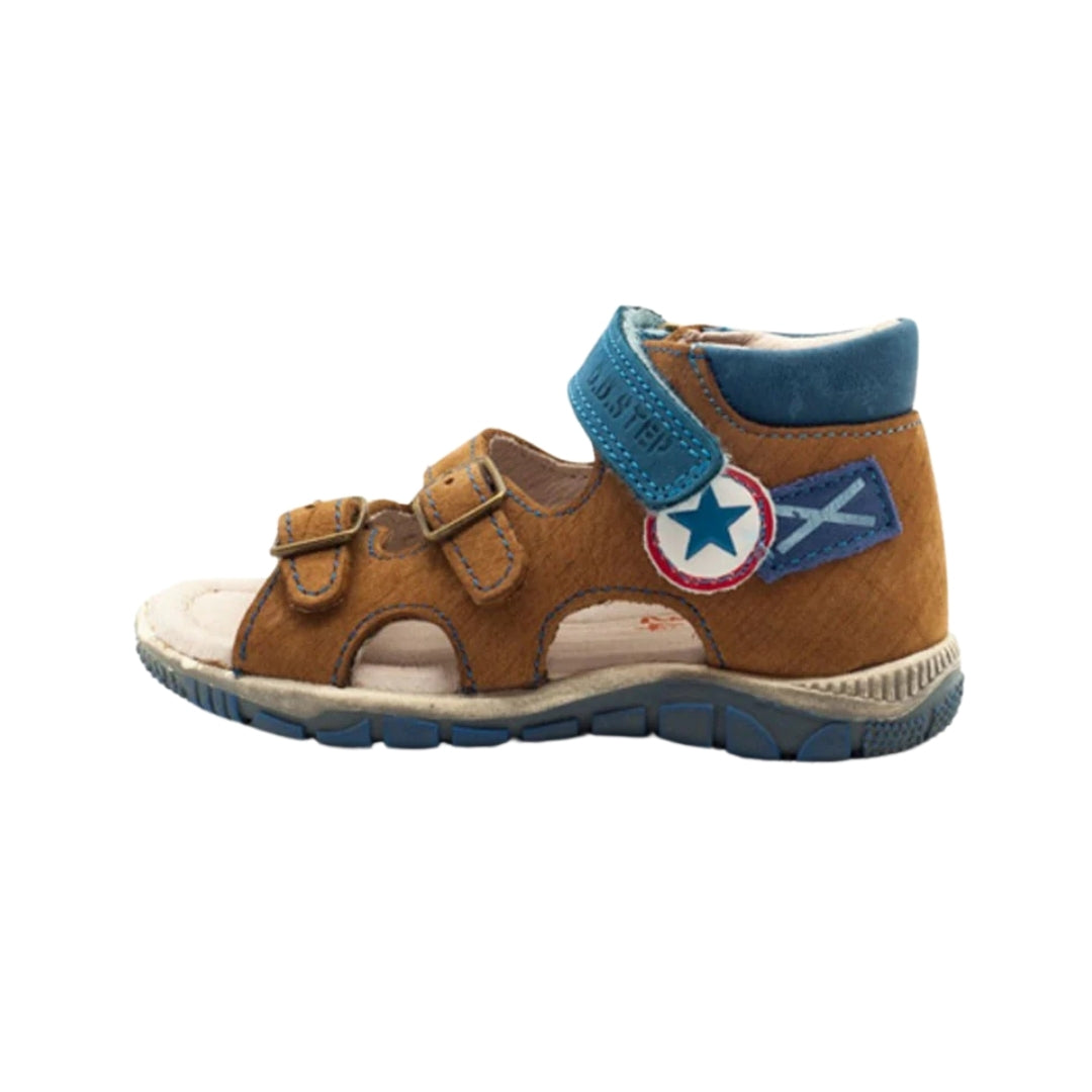 Sandale Baieti, D.D.step, Inchise la Spate, cu Talpa Flexibila, Maro, K330-19