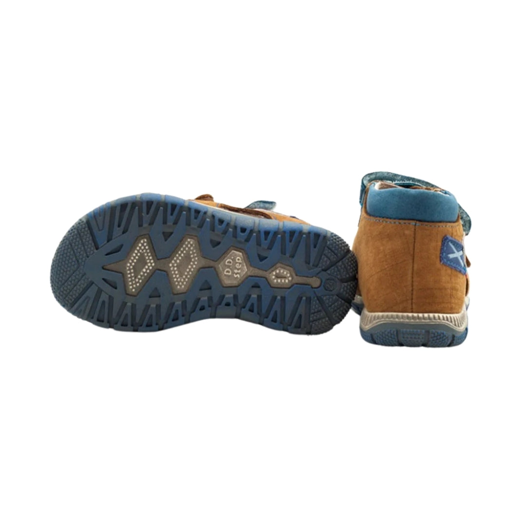 Sandale Baieti, D.D.step, Inchise la Spate, cu Talpa Flexibila, Maro, K330-19