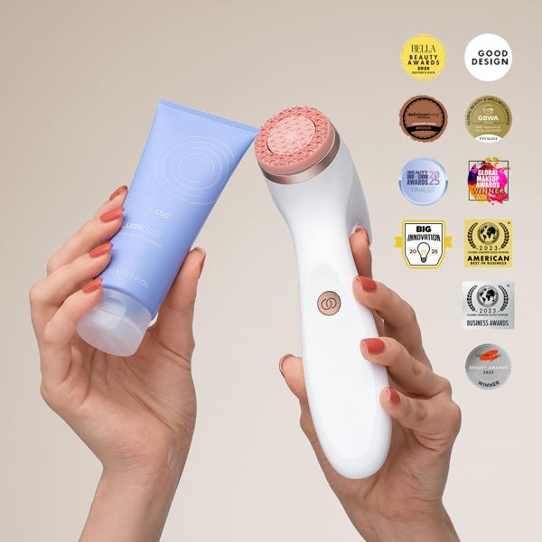 Set de curățare ageLOC LumiSpa iO Rose Gold - Ten gras