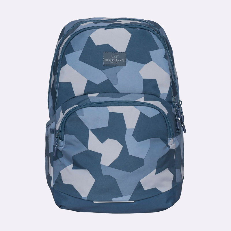 Ghiozdan, rucsac ergonomic, 30L, Sport Junior Blue Camo