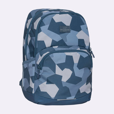 Ghiozdan, rucsac ergonomic, 30L, Sport Junior Blue Camo