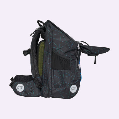 Ghiozdan, rucsac ergonomic cu perna de aer, set Active Air FLX 6 piese, Panther