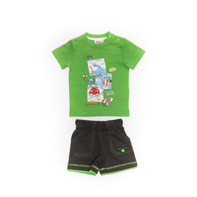 Compleu bebelusi, Wooloo Mooloo, 2 piese, verde, 35135 - 4Kids Romania