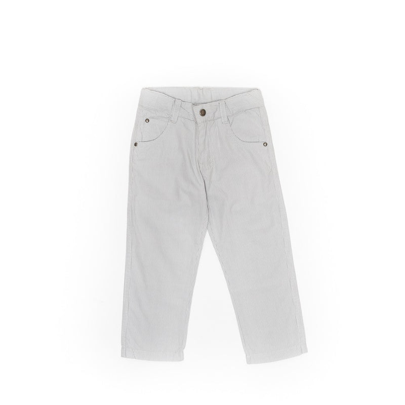 Pantaloni in dungi, Wooloo Mooloo, baieti, gri, 44332 - 4Kids Romania