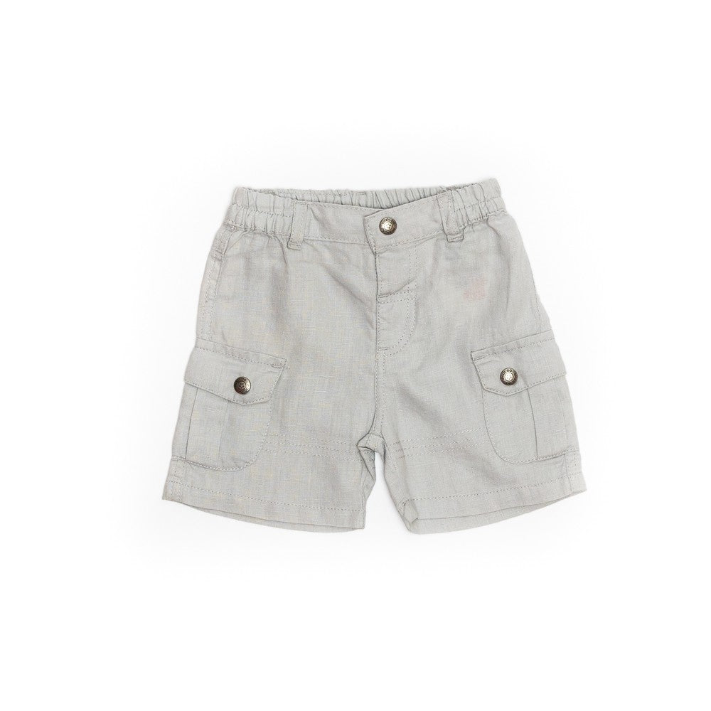 Pantaloni scurti bebelusi, Wooloo Mooloo, din bumbac, 40132 - 4Kids Romania