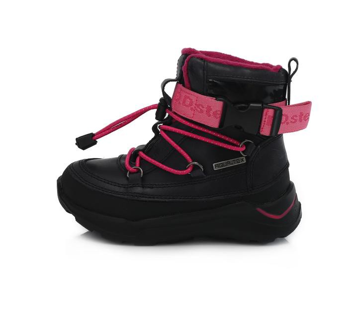 Apres ski cu elastic ajustare, D.D.step, negre, F61-364B