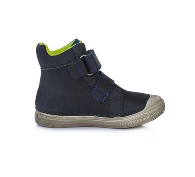 Ghete din piele baieti, D.D.step, Formula 1, bleumarin, 049-459 - 4Kids Romania