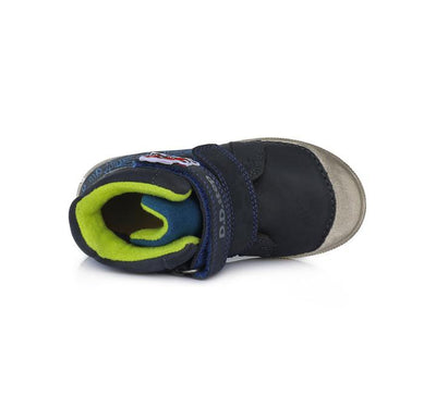 Ghete din piele baieti, D.D.step, Formula 1, bleumarin, 049-459 - 4Kids Romania