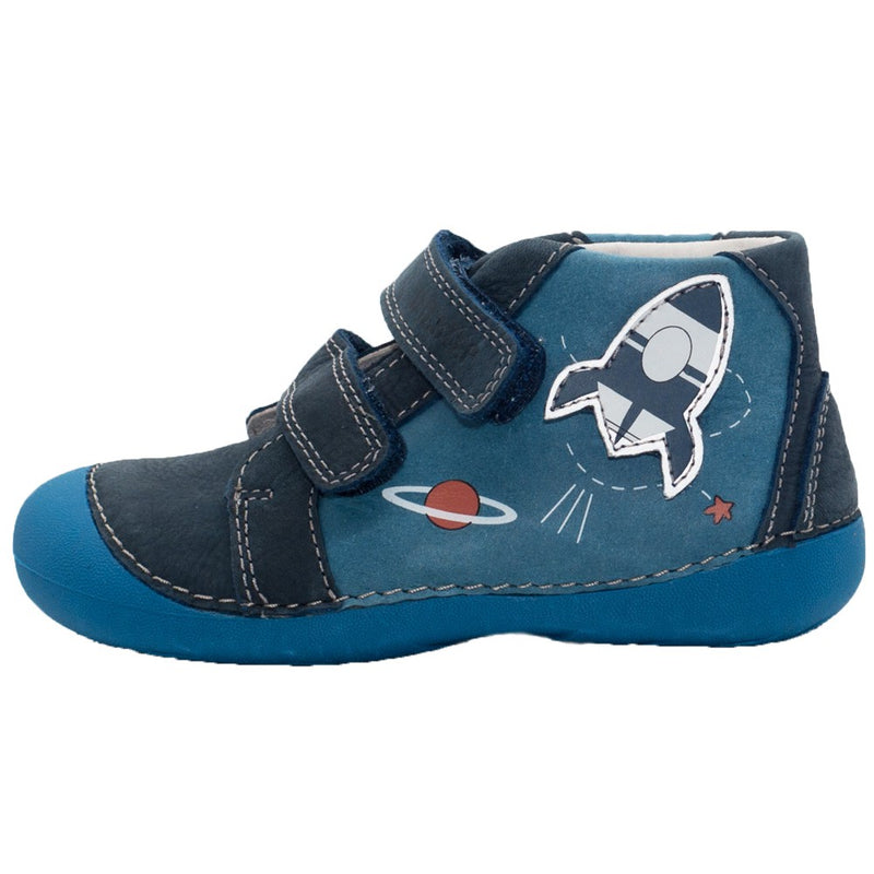 Ghetute neimblanite cu model detasabil, D.D.step, Space World, albastre, 015-169A - 4Kids Romania