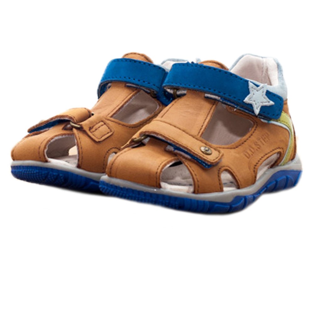 Sandale pentru Baieti, D.D.step, Inchise, din Piele, Usoare, Maro, K330-4006B - 4Kids Romania