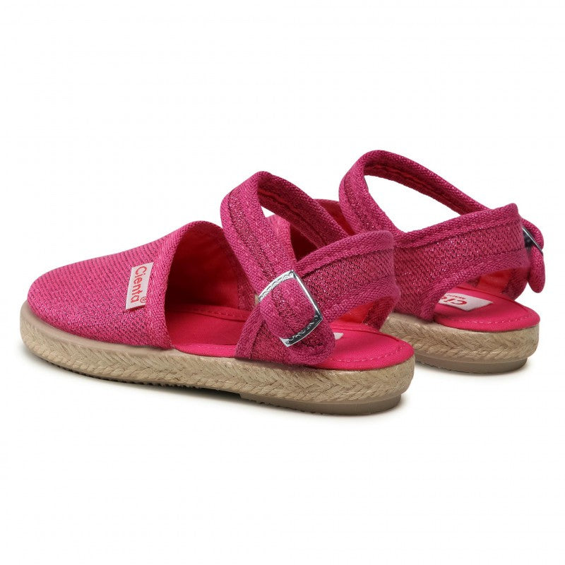 Espadrile Fetite, Cienta, Talpa Impletita, Usoare, Roz, 40013-12