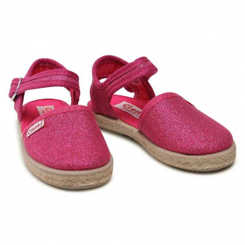 Espadrile Fetite, Cienta, Talpa Impletita, Usoare, Roz, 40013-12