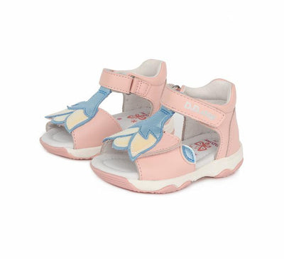 Sandale din Piele, D.D.step, pentru Copii, Ghiocel, Usoare, Roz, AC64-696A - 4Kids Romania