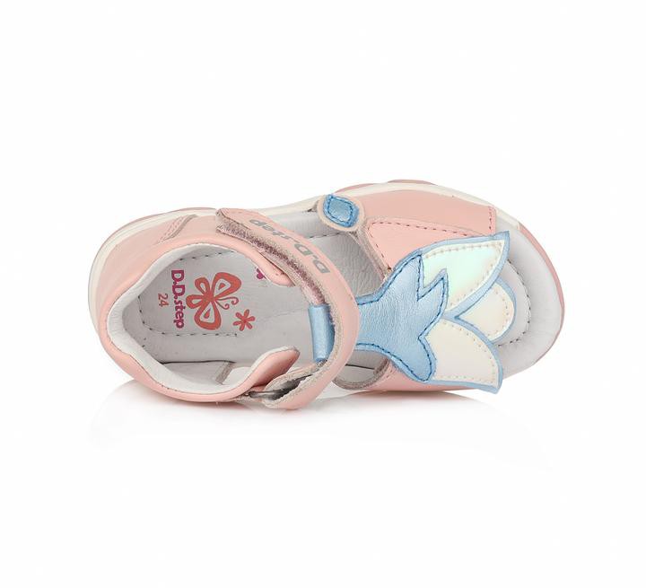 Sandale din Piele, D.D.step, pentru Copii, Ghiocel, Usoare, Roz, AC64-696A - 4Kids Romania