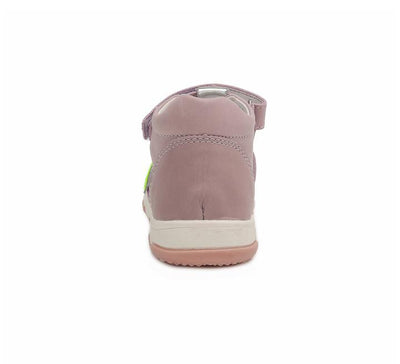 Sandale din Piele, D.D.step, pentru Copii, Ghiocel, Usoare, Mov, AC64-696B - 4Kids Romania