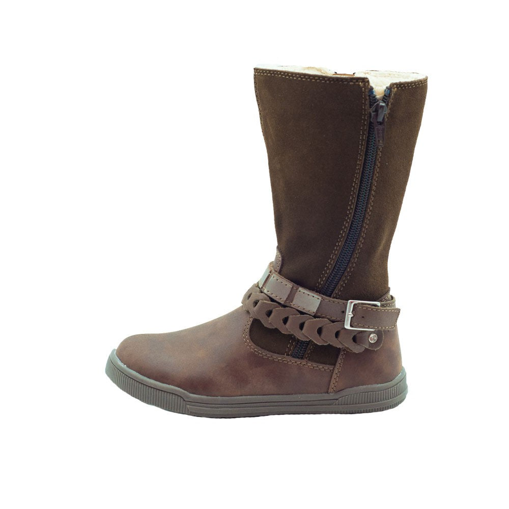 Cizme cu catarama fete, Ponte 20, usoare, maro, DA06-1-96A