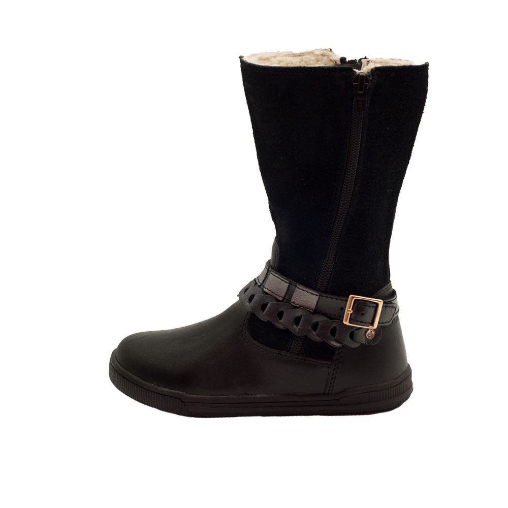 Cizme cu catarama fete, Ponte 20, usoare, negre, DA06-1-96