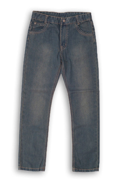 Pantaloni din denim, Wooloo Mooloo, baietei, albastri, 12732 - 4Kids Romania