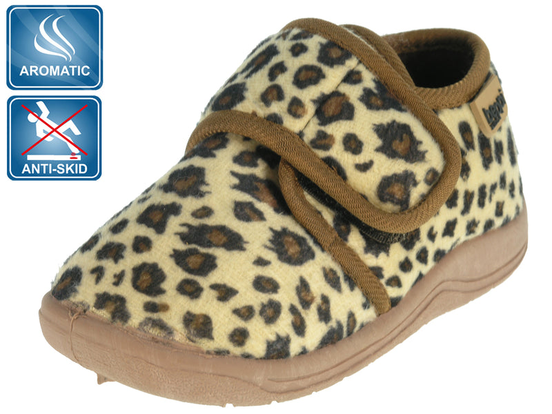 Pantofi interior cu aspect de leopard fete, Beppi, 2136160 - 4Kids Romania