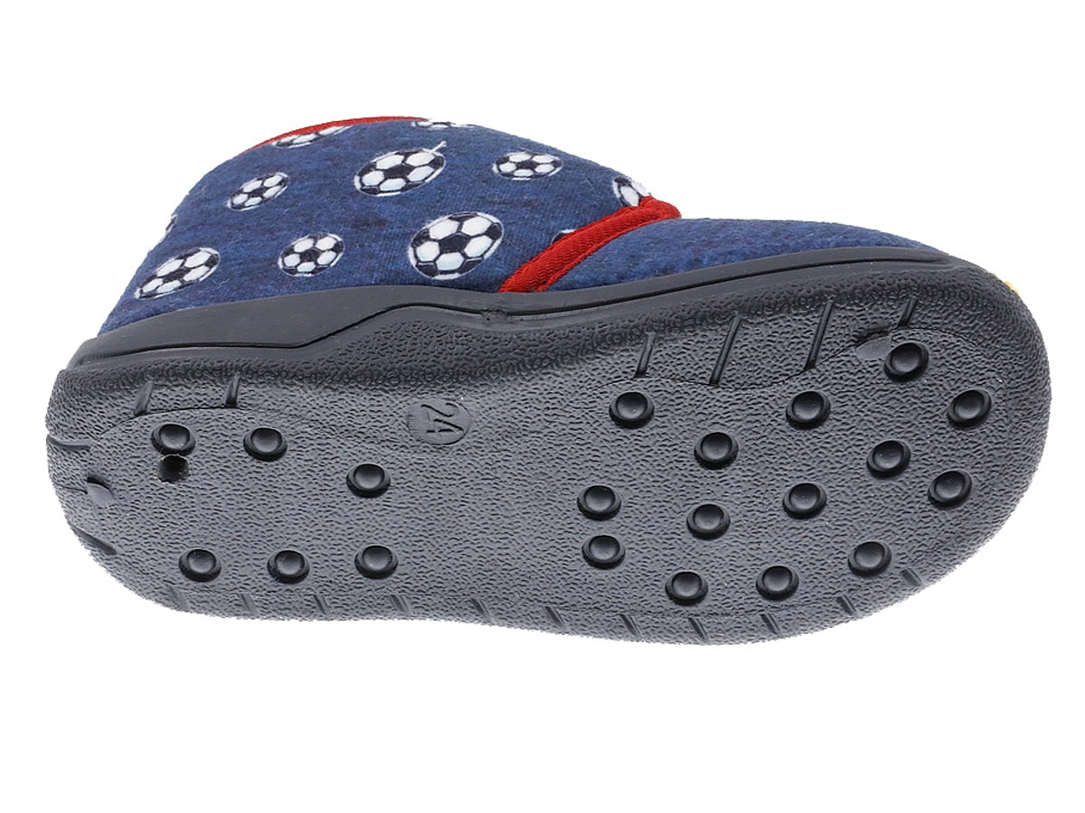 Pantofi de interior cu scai baieti, Beppi, Football, 2186541