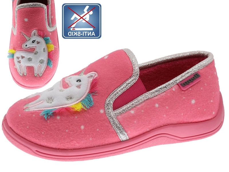 Pantofi interior cu imprimeu texturat fete, Beppi, 2188040 - 4Kids Romania