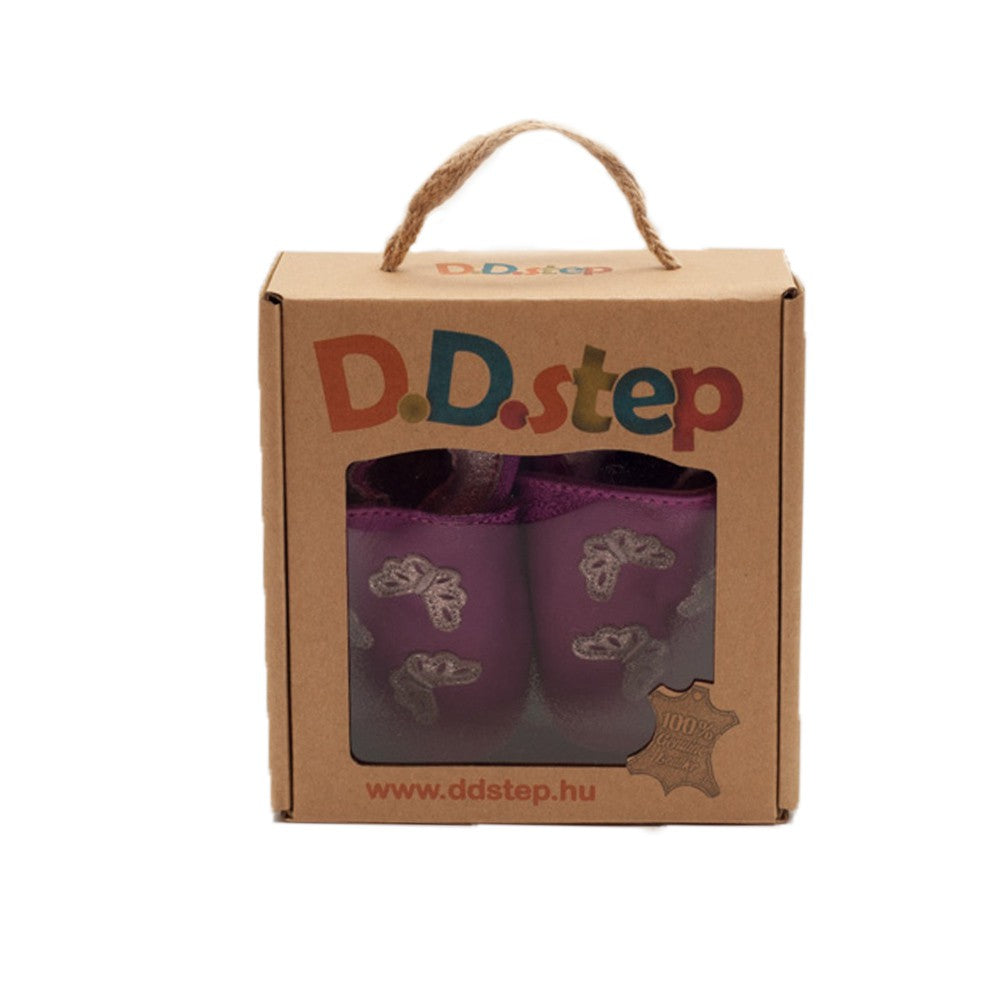 Botosei nou nascuti cu fluturasi, D.D.step, roz, K1596-12A - 4Kids Romania