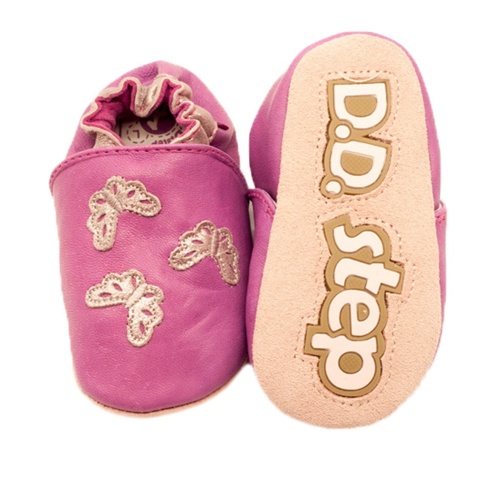 Botosei nou nascuti cu fluturasi, D.D.step, roz, K1596-12A - 4Kids Romania