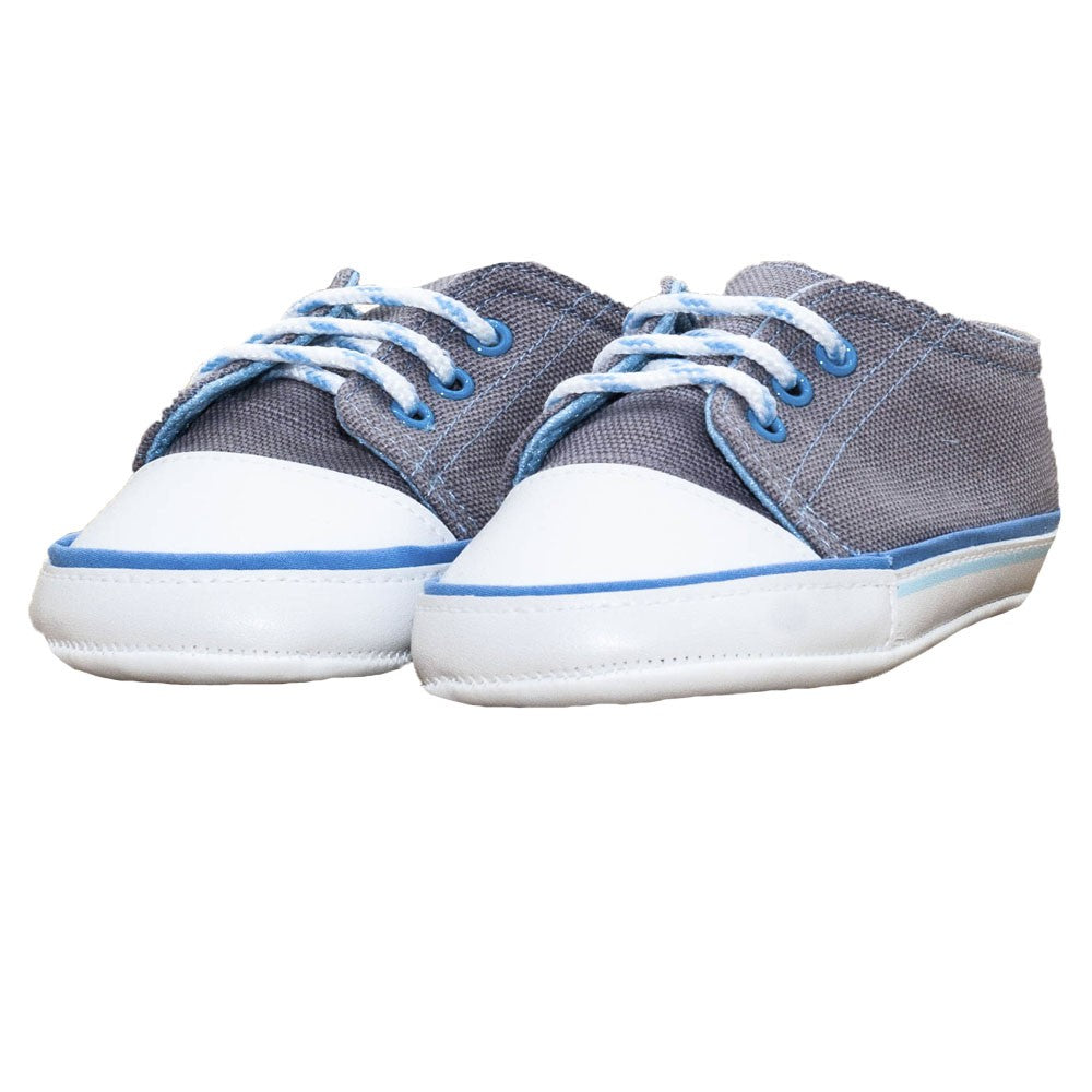 Pantofi gri cu bleu - 1387 - 4Kids Romania