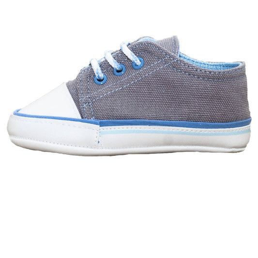 Pantofi gri cu bleu - 1387 - 4Kids Romania