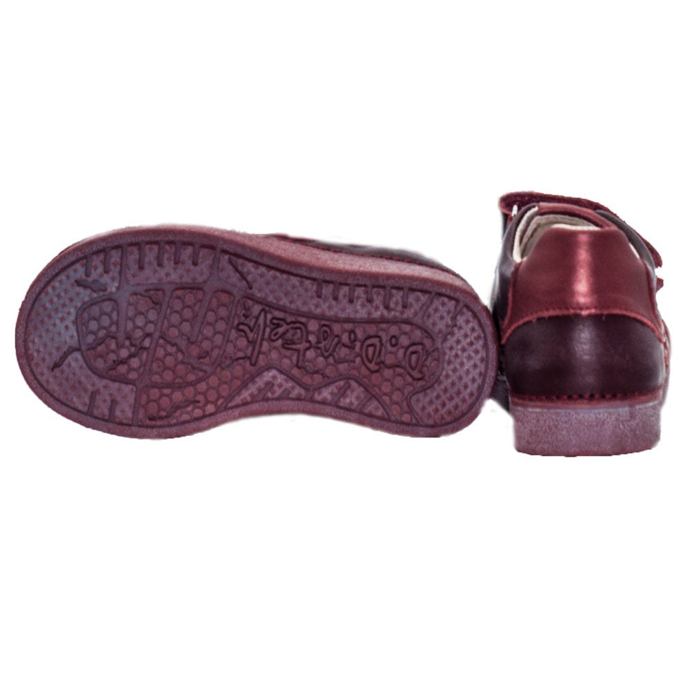 Pantofi tip tenisi, D.D.step, cu scai, visinii, 043-505B