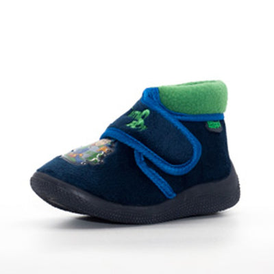 Pantofi interior baieti, Beppi, Nitro Boy, bleumarin, 2144470 - 4Kids Romania