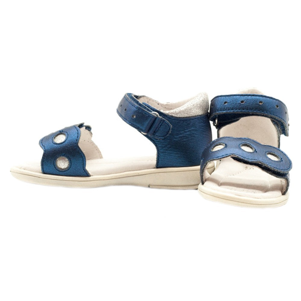 Sandale din Piele Fete, D.D.step, Inchise la Spate, Bleumarin, K03-9B