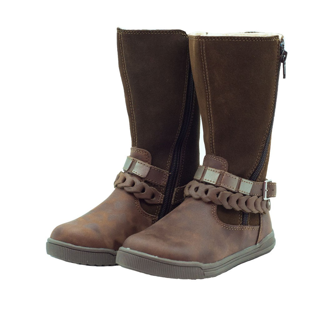 Cizme cu catarama fete, Ponte 20, usoare, maro, DA06-1-96A