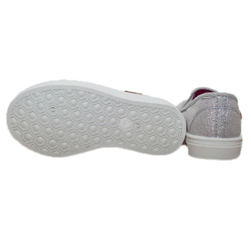 Tenisi Slip-On Fete, D.D.step, Material Textil, Usori, Gri, CSG-083 - 4Kids Romania