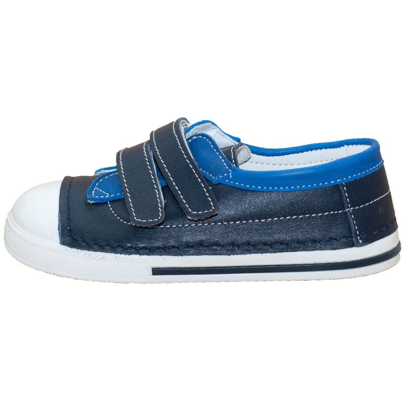 Pantofiori stil tenisi, 4Kids, usori, bleumarin, 051 - 4Kids Romania