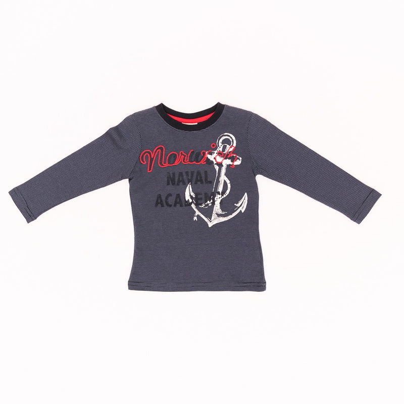 Bluza imprimeu naval, Wooloo Mooloo, bleumarin, 37720 - 4Kids Romania