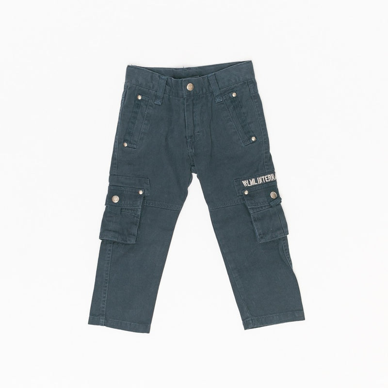 Pantaloni baieti, Wooloo Mooloo, cu buzunare, bleumarin, 32722-1 - 4Kids Romania