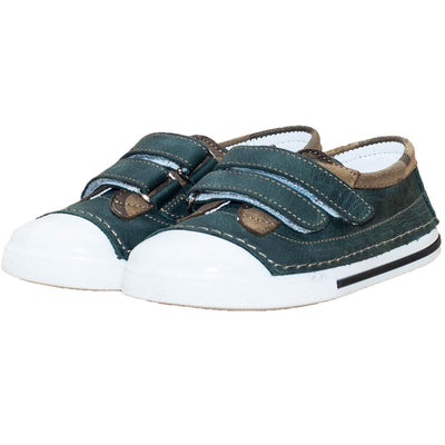 Pantofiori stil tenisi, 4Kids, usori, kaki, 051 - 4Kids Romania