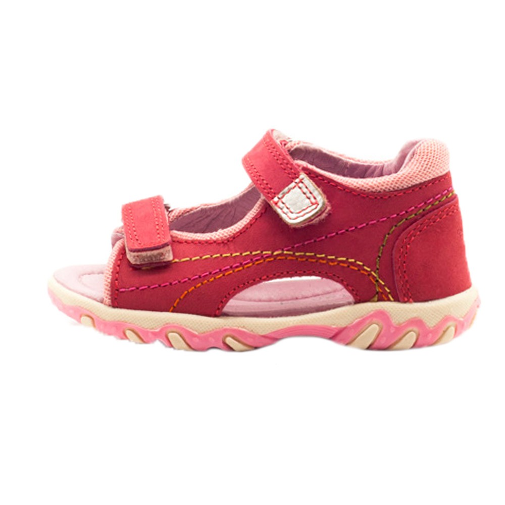 Sandalute Rosii Fete, D.D.step, Inchise la Spate, din Piele, cu Scai, AC625-28A - 4Kids Romania