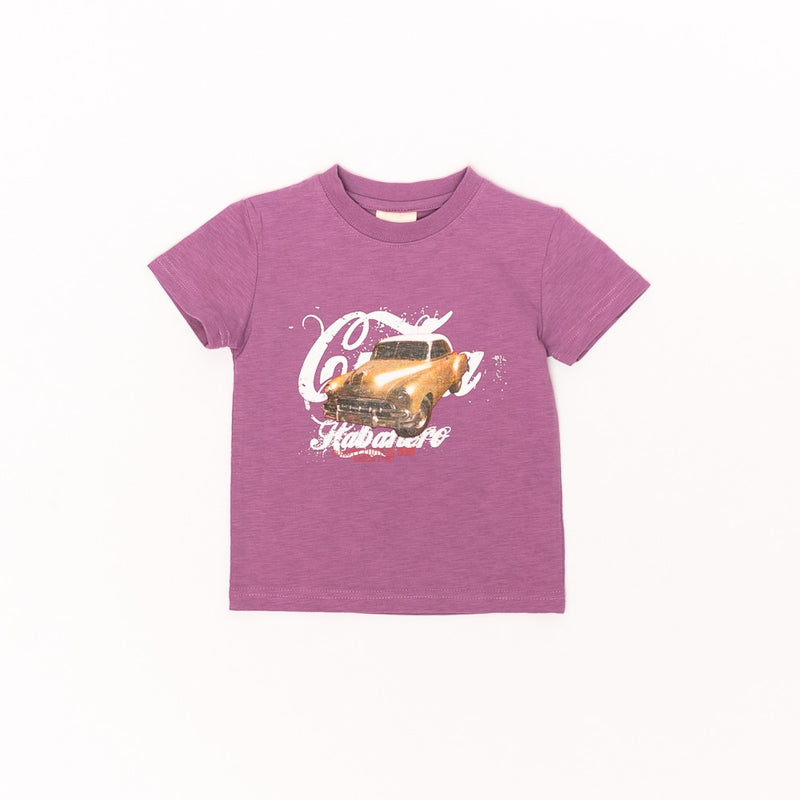 Tricou din bumbac, Wooloo Mooloo, model masinuta, 35310 - 4Kids Romania