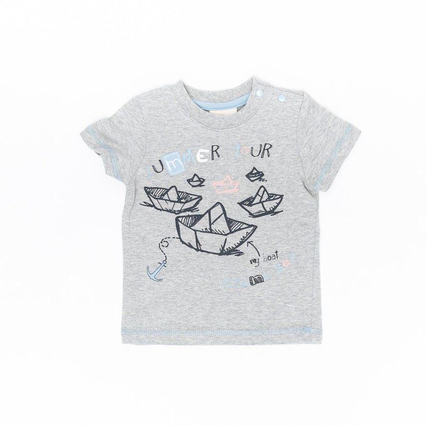 Tricou din bumbac, Wooloo Mooloo, Summer Tour, gri, 12120