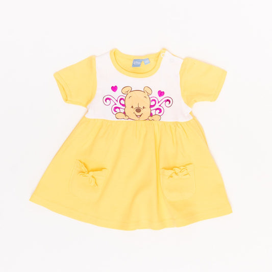 Rochie galbena fete - JDK1297-G - 4Kids Romania