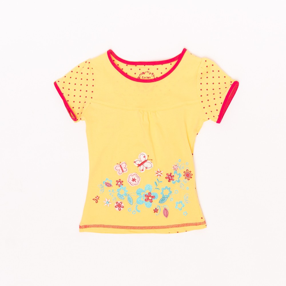 Tricou galben fete - GTJM4264-G - 4Kids Romania