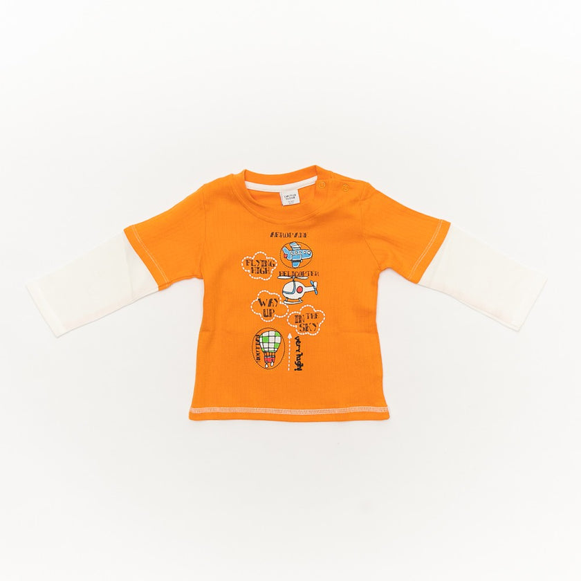 Tricou portocaliu bebe - JTDL1399