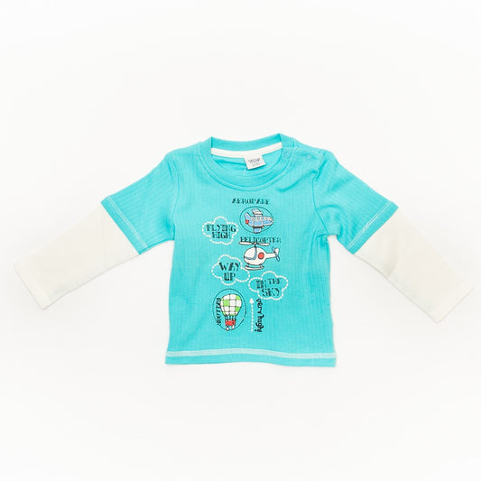 Bluza albastra bebe - JTDL1399-A - 4Kids Romania