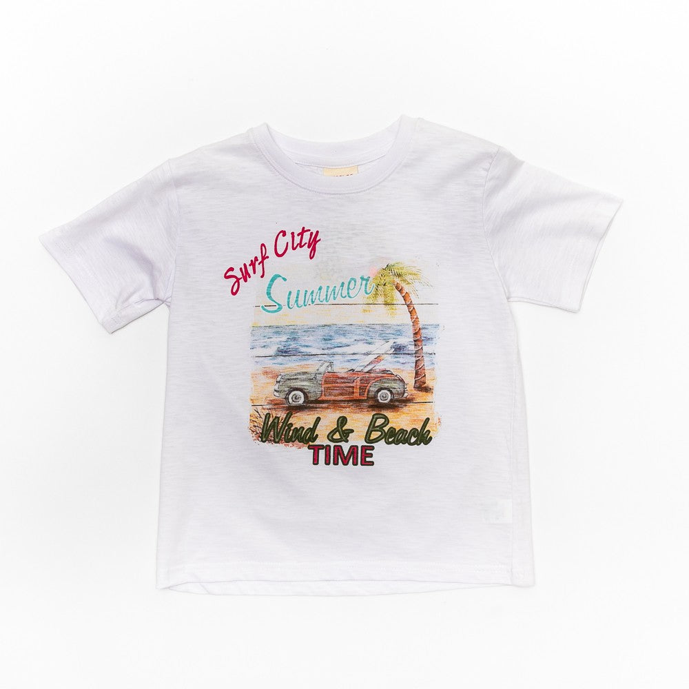 Tricou din bumbac, baieti, Wooloo Mooloo, Wind & Beach, 31320 - 4Kids Romania