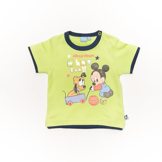 Tricou verde bebe - JTK1276 - 4Kids Romania