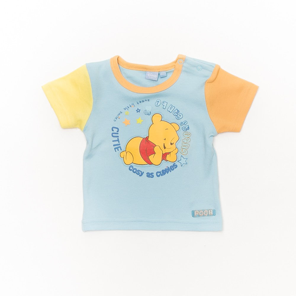 Tricou bleu bebe - JTK9152B - 4Kids Romania